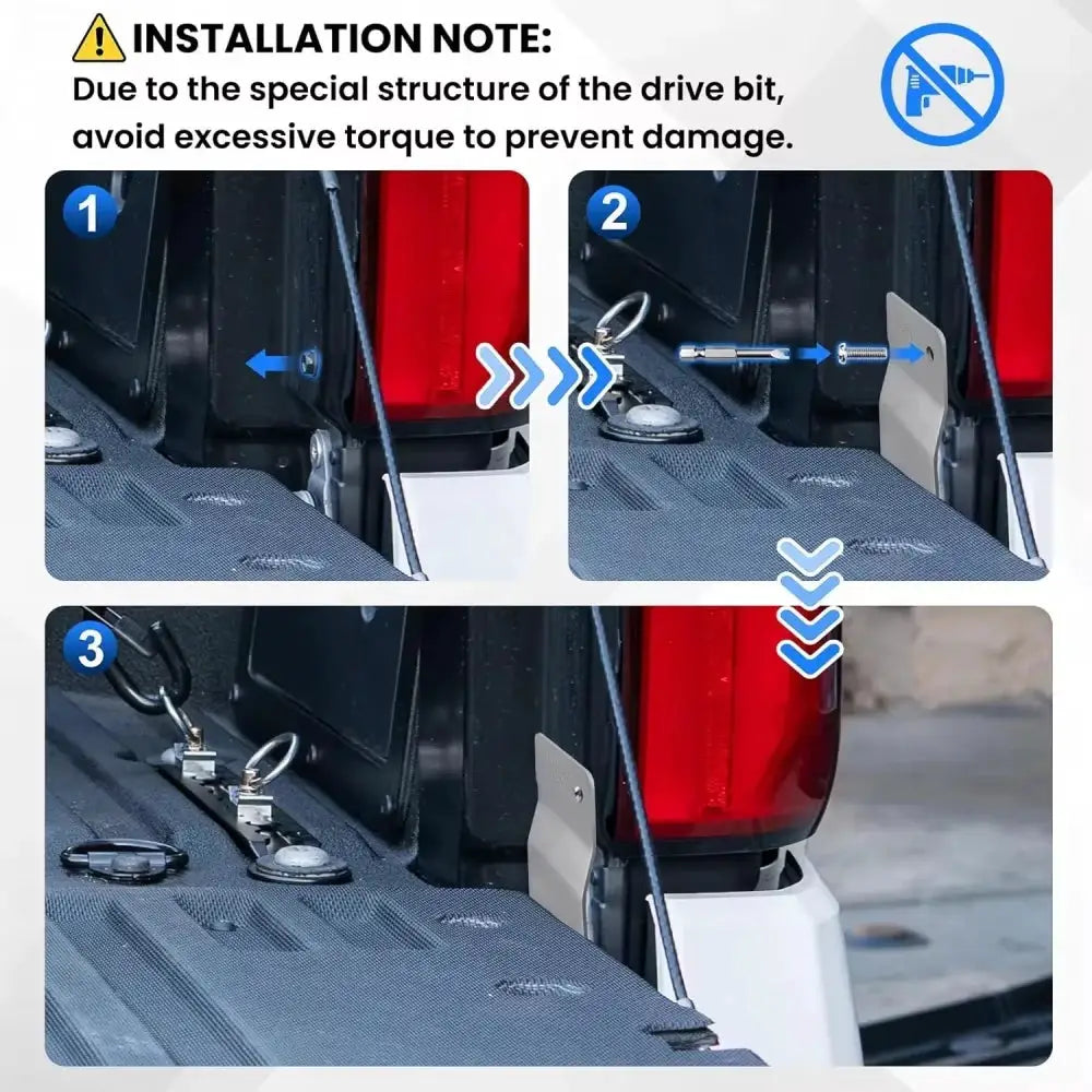1 Set Tailgate Anti-Theft Lock Truck Bed Tailgate Locks Protector Compatible with Toyota Tacoma Accessories 2026-2024 by InterCyprus Trading Ltd
