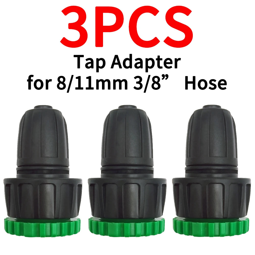 Oasis 3X Garden Tap Adapter Splitter - Drip Irrigation Hose Connectors KSL01-233-3PCS