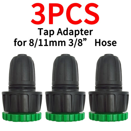 Oasis 3X Garden Tap Adapter Splitter - Drip Irrigation Hose Connectors KSL01-233-3PCS