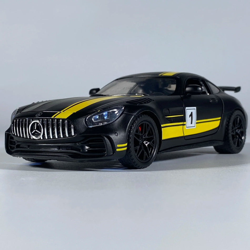 Diecast Model Car Alloy with Light and Sound for Mercedes-Benz AMG GT 1:32