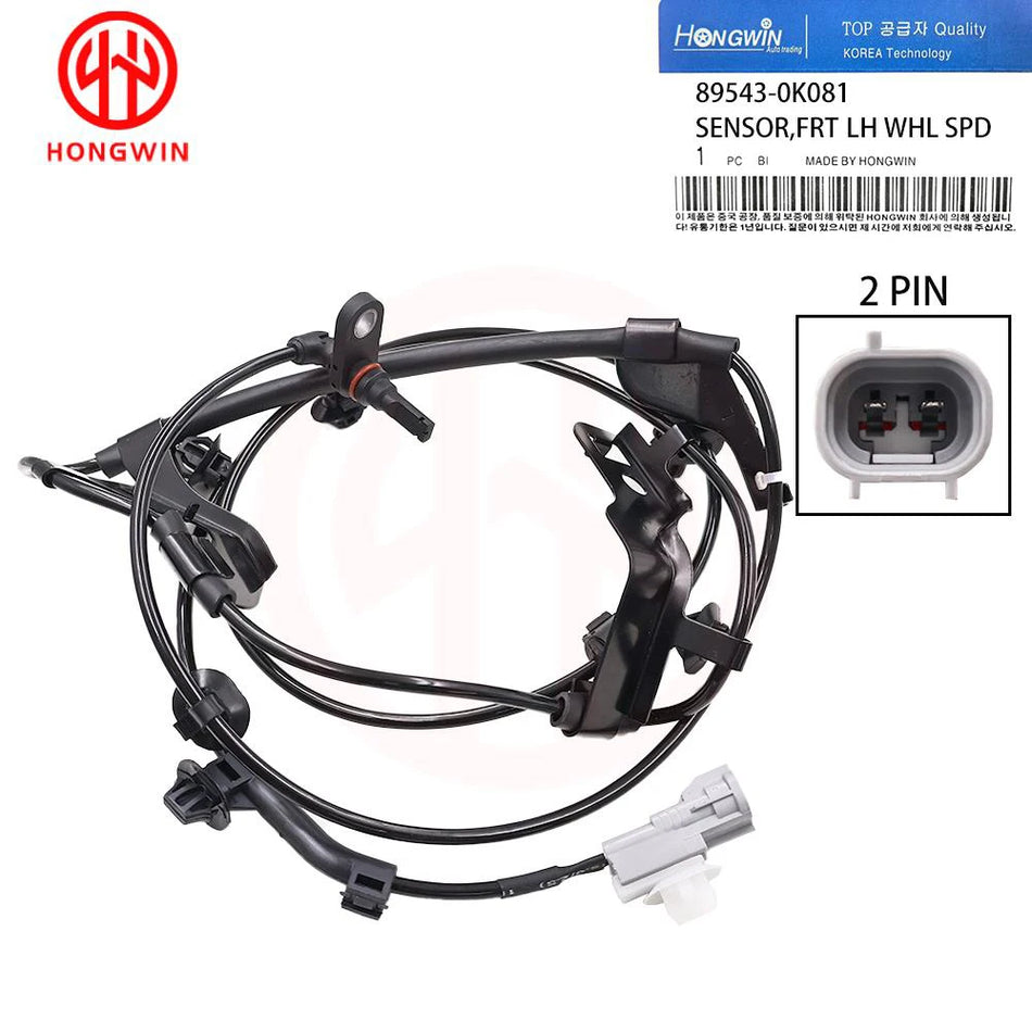 Sensor de Velocidade da Roda ABS Par Frontal Esquerdo/Direito para Toyota Hilux VIII 2015-2022 2.7