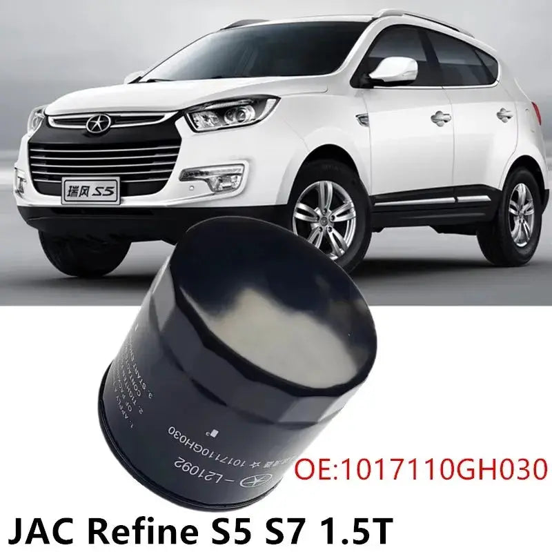 Car Oil Filter Element For JAC Refine A60 1.5T (2016-2020) M4 S71.5T (2018-2019) S5 1.5T (2014-2021) S7 1.5 T OEM 1017110GH030 by InterCyprus Trading Ltd