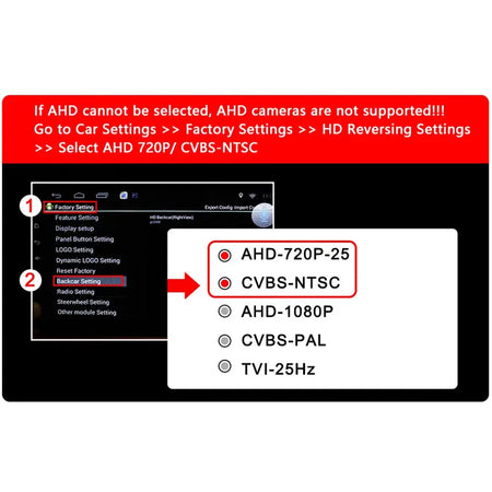 AHD 720P CCD Dynamic Trajectory Flush Mount Reverse Camera, 170° Wide Angle Starlight Night Vision Waterproof Dual Signal Switch by InterCyprus Trading Ltd
