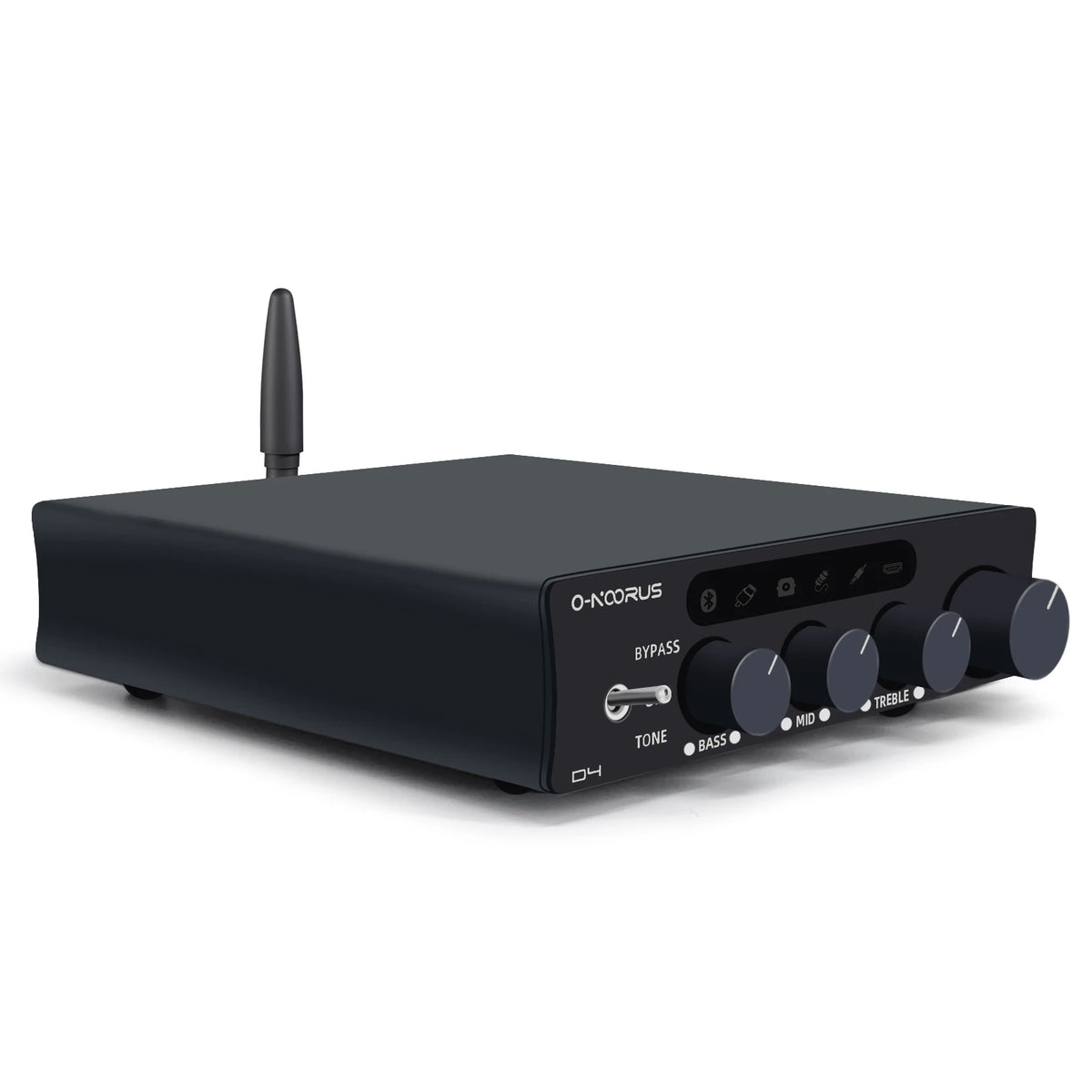 O-NOORUS D4 2.1 Channel Amplifier with HDMI ARC, Bluetooth 5.3 and Multi-Input Support