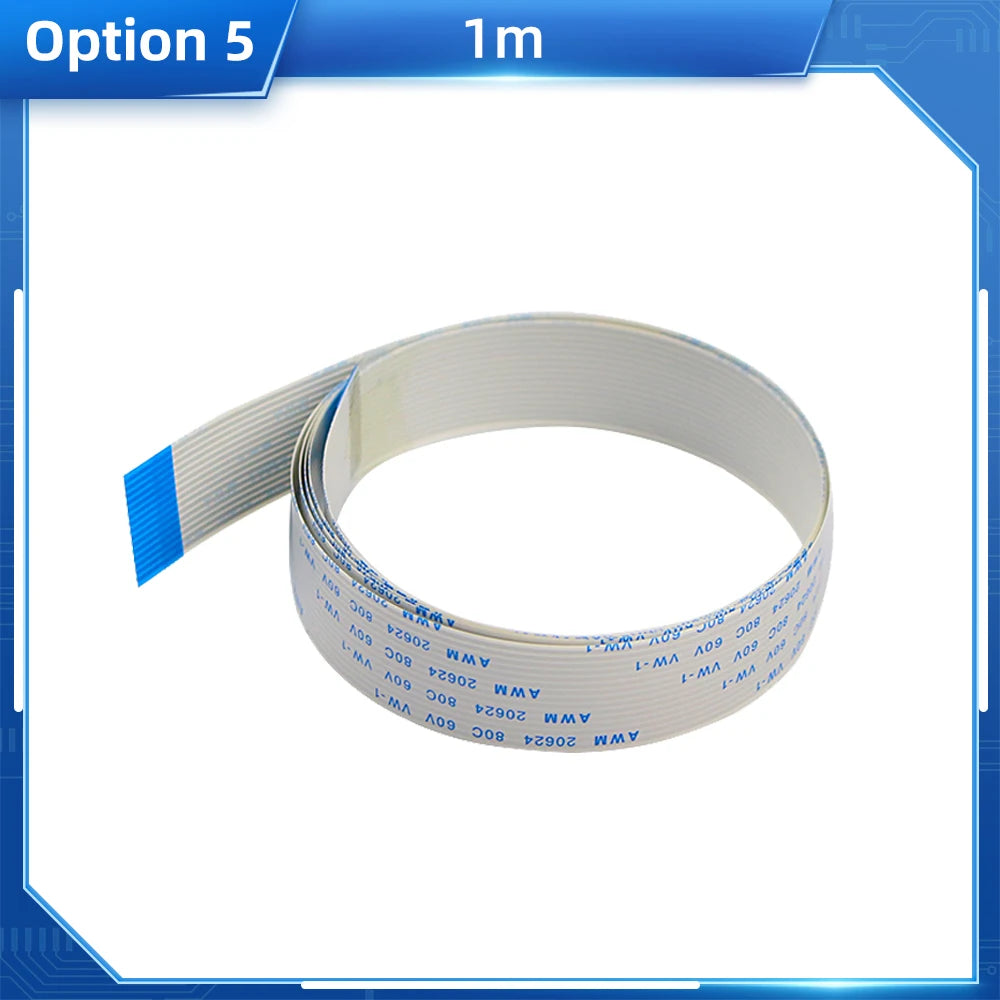Raspberry Pi Camera Cable &ndash; Flexible Flat Design for Easy Installation 1m