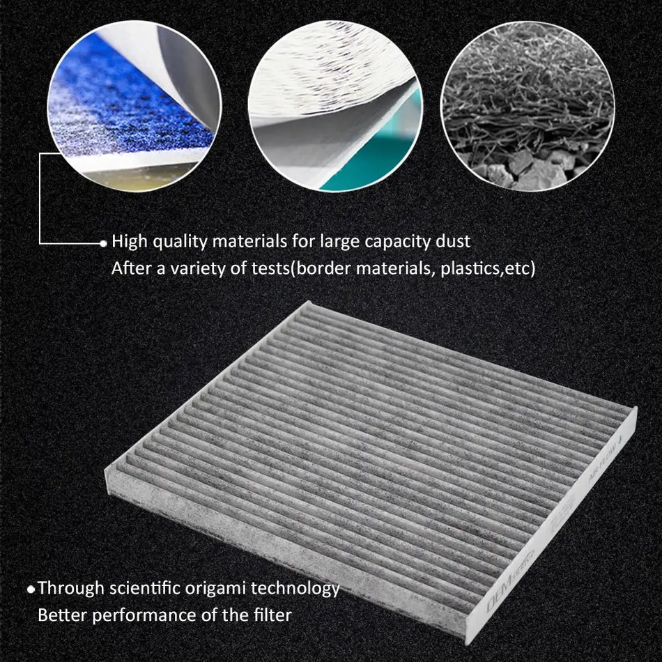 Car Accessories Pollen Cabin Air Conditioning Filter For Hyundai Grandeur GH Santa Fe DM Sonata YF Kia K5 2012 2013 2014 2015 by InterCyprus Trading Ltd