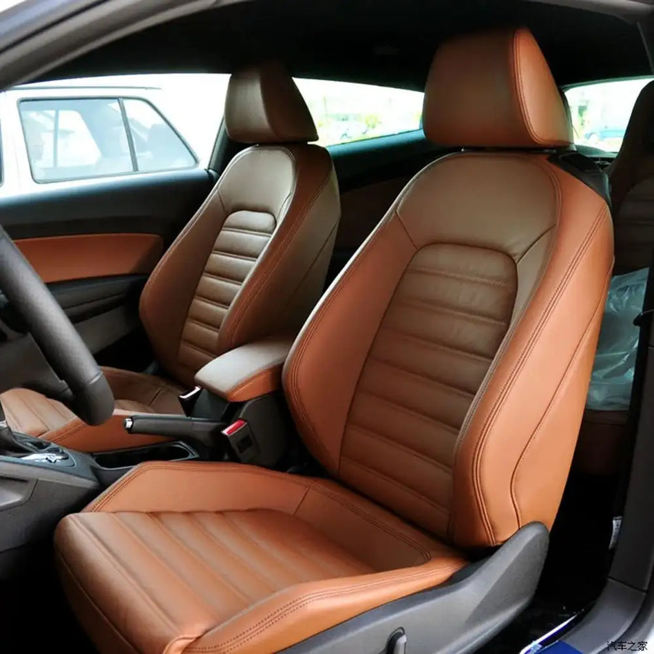 Για VW Scirocco 2010 2017 Σετ καλυμμάτων καθισμάτων από τεχνητό δέρμα PU