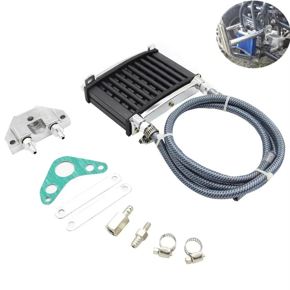Variklio aušinimo radiatoriaus alyvos vamzdžio aušintuvas 125/140/150cc ATV ir motociklams