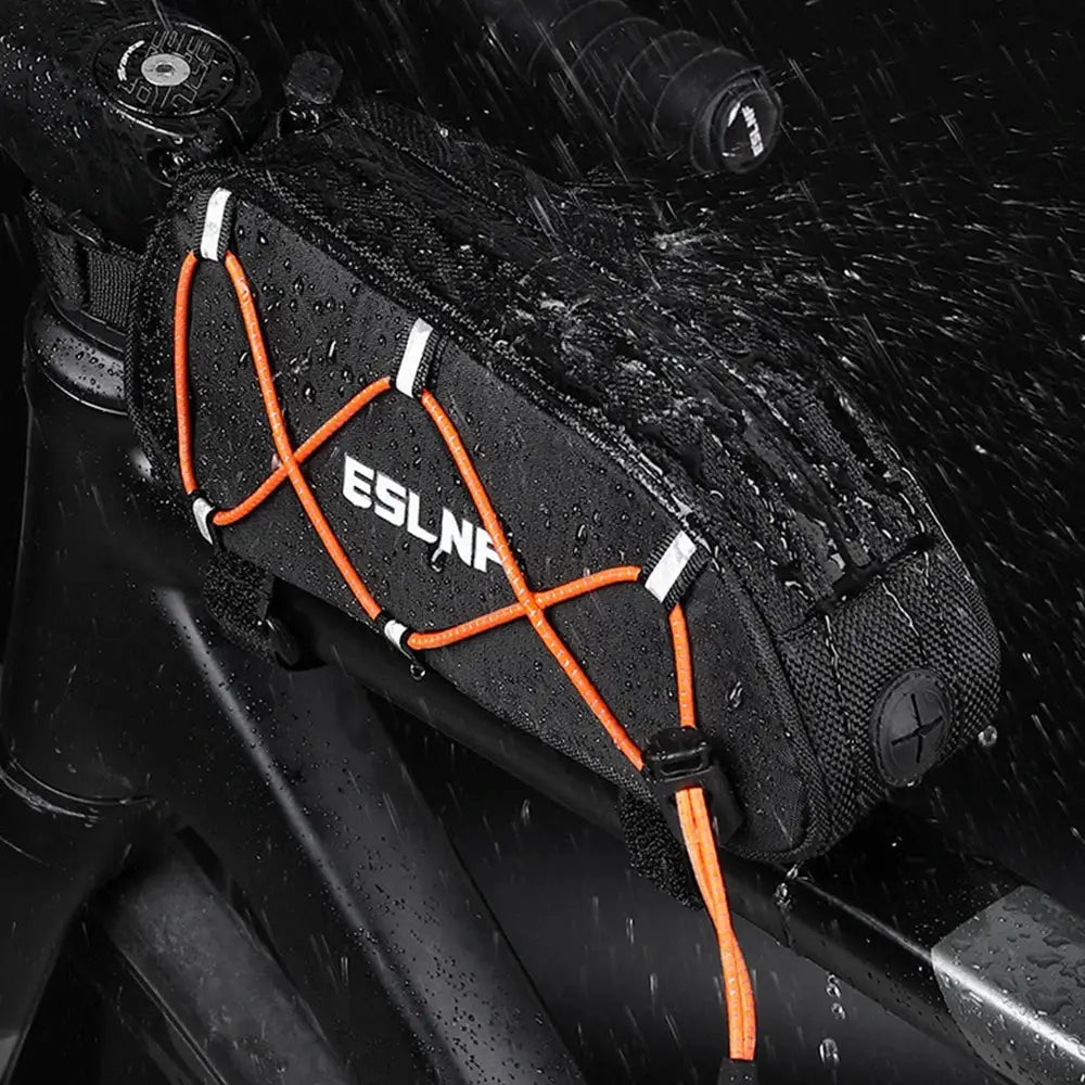 Bicycle Bag Rainproof Bike Top Tube Bag Reflective Bag Front Frame Storage Large Capacity MTB Road Bicycle Accessories by InterCyprus Trading Ltd