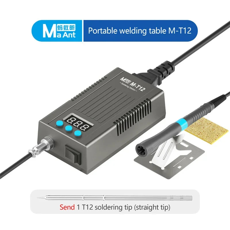 T12 Soldering Station 75W &ndash; 2s Fast Heating, Precise Control M-T12 / 220V