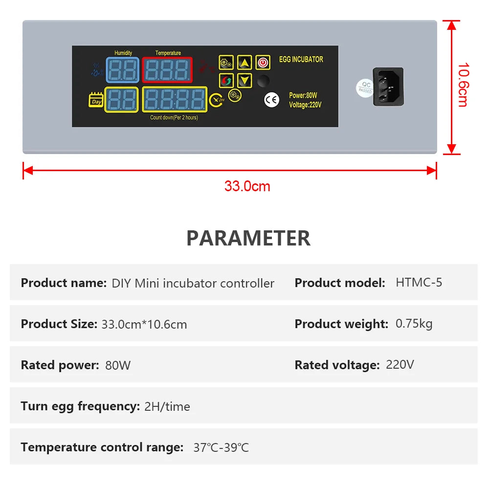 HTMC-5 Automatic Incubator Controller &ndash; DIY Climate Control