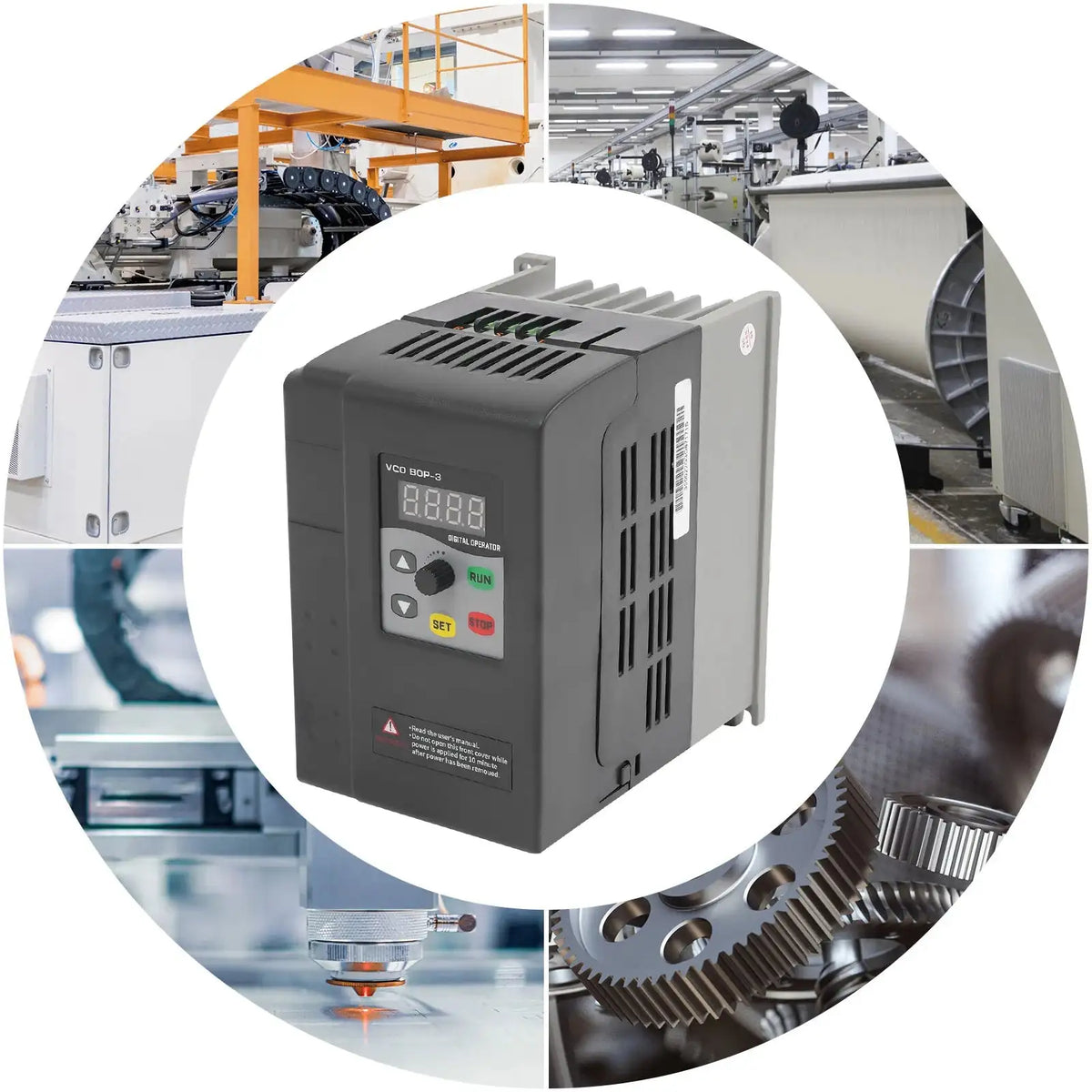 Variable Frequency Drive 3-Phase 2.2KW 380V &ndash; Remote Control