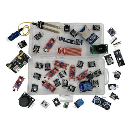 45 in 1 Sensors Modules Starter Kit &ndash; Enhanced Creativity for Arduino and Raspberry Pi 45 in 1 kit box