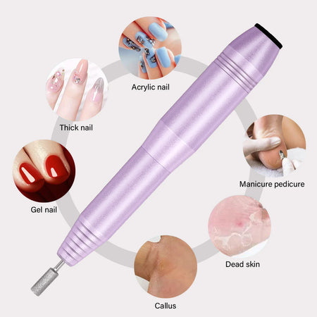 Yikoolin Electric Nail Drill &ndash; Portable Mini Nail Drill