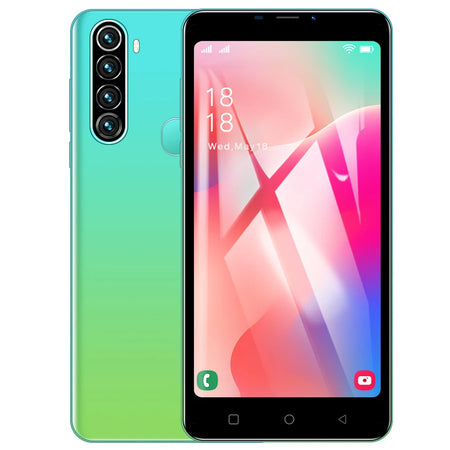 FUFFI-Note 13 Pro &ndash; Compact Dual SIM Android Smartphone green / 2 G / Official Standard|16g