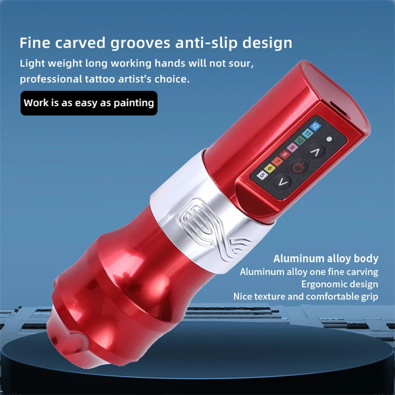 [EXO Wireless Tattoo Machine] &ndash; Cordless Battery Powered