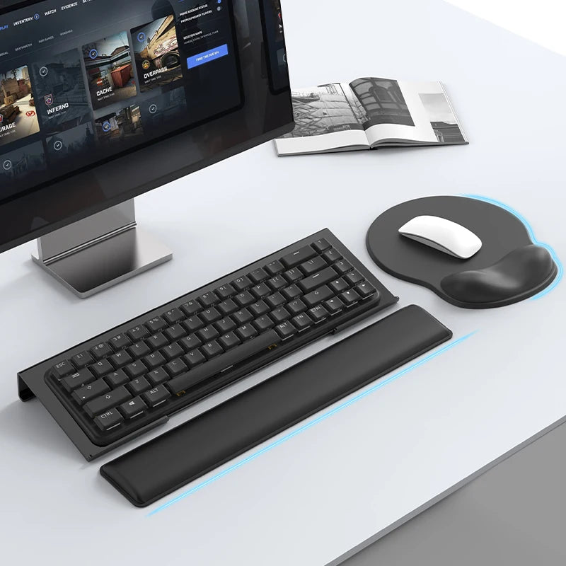 KWRS01 Acrylic Tilted Keyboard Holder &ndash; Ergonomic Rest