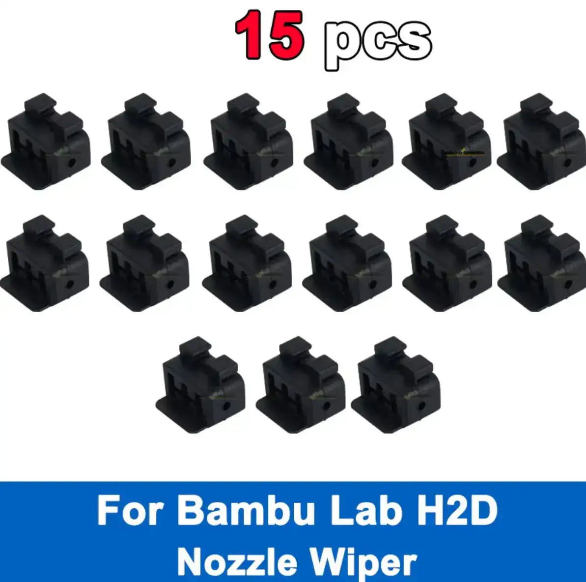 Bambu Lab H2D Nozzle Wiper Silicone Cleaning Brush Hotend 15pcs for H2D