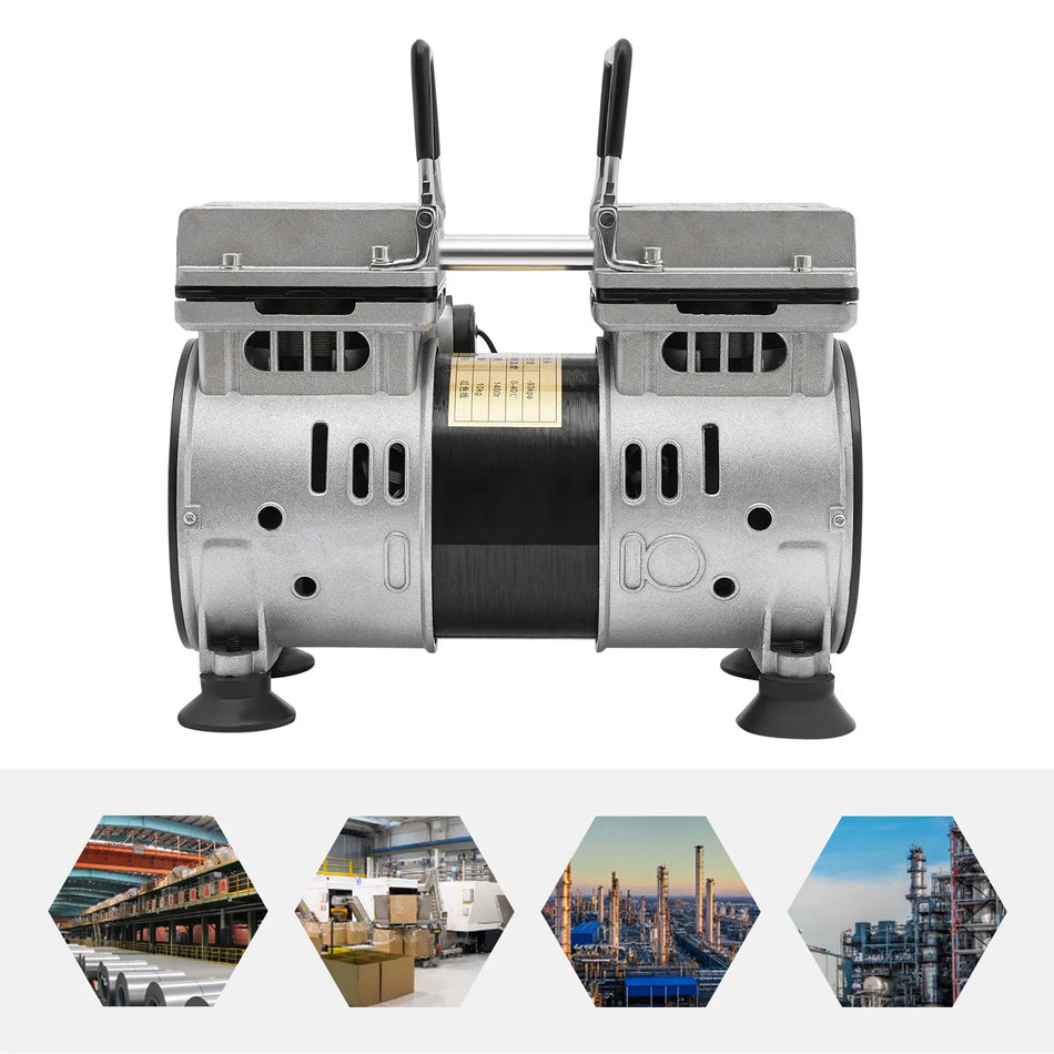 550W High-Power Vacuum Pump – Low Noise 45dB Overload Safe
