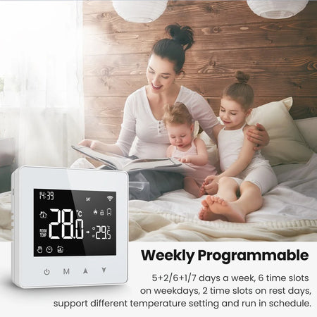 AVATTO ZWT198 Tuya Smart Thermostat &ndash; Voice Assistant Ready