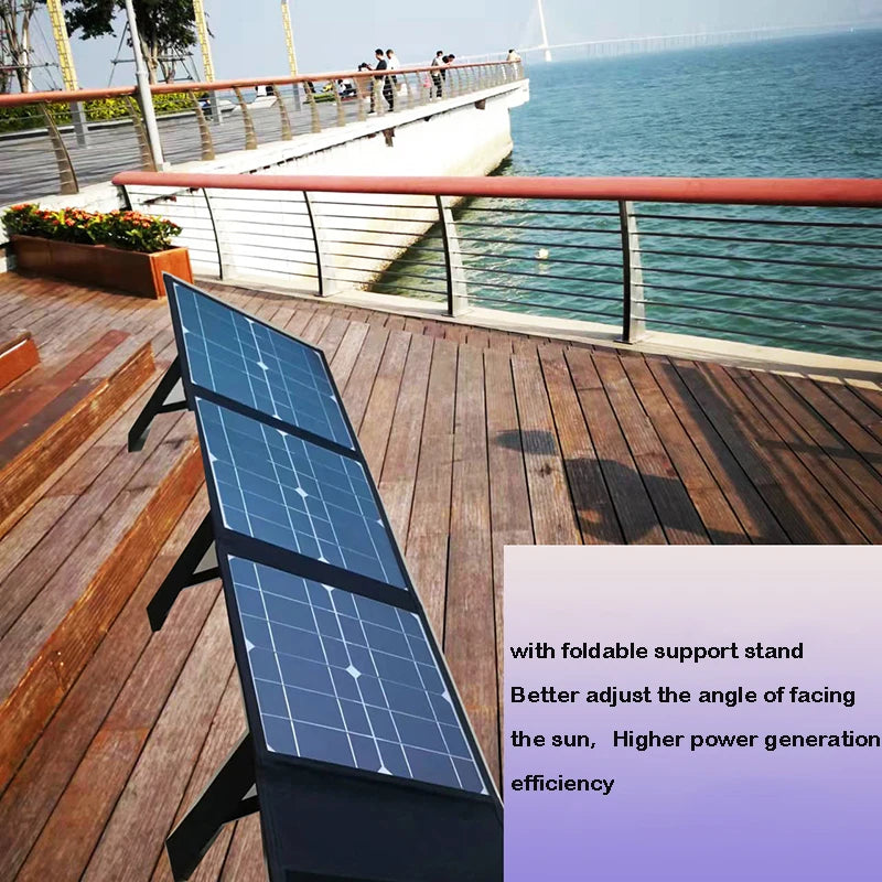 Luxuglow 100W Foldable Solar Panel &ndash; Fast USB Charging