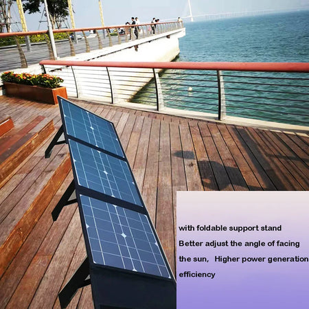 Luxuglow 100W Foldable Solar Panel &ndash; Fast USB Charging