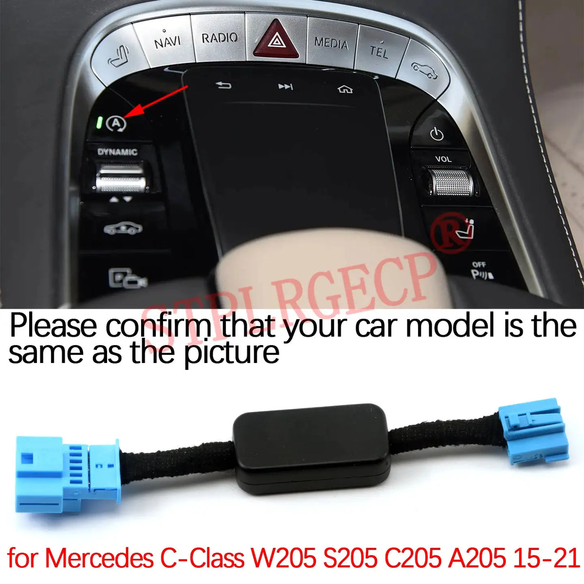 Automatic Stop Start Engine System Off Cable Plug and Play Eliminator for Mercedes Benz X253 W213 W447 W205 W222 AMG 43 63 by InterCyprus Trading Ltd