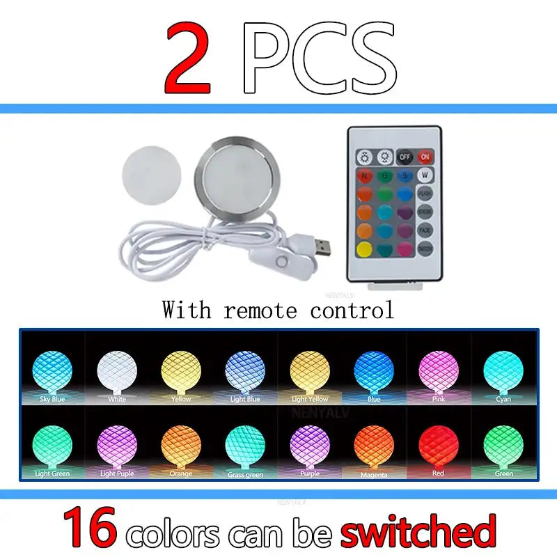 Bambu Lab LED Lamp Kit 001 Hardware For 3D Printing Parts 2 Sets-16 Colorful