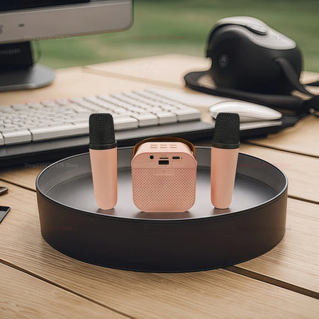 K12 Karaoke Microphone Set &ndash; Bluetooth 5.3 Wireless PA