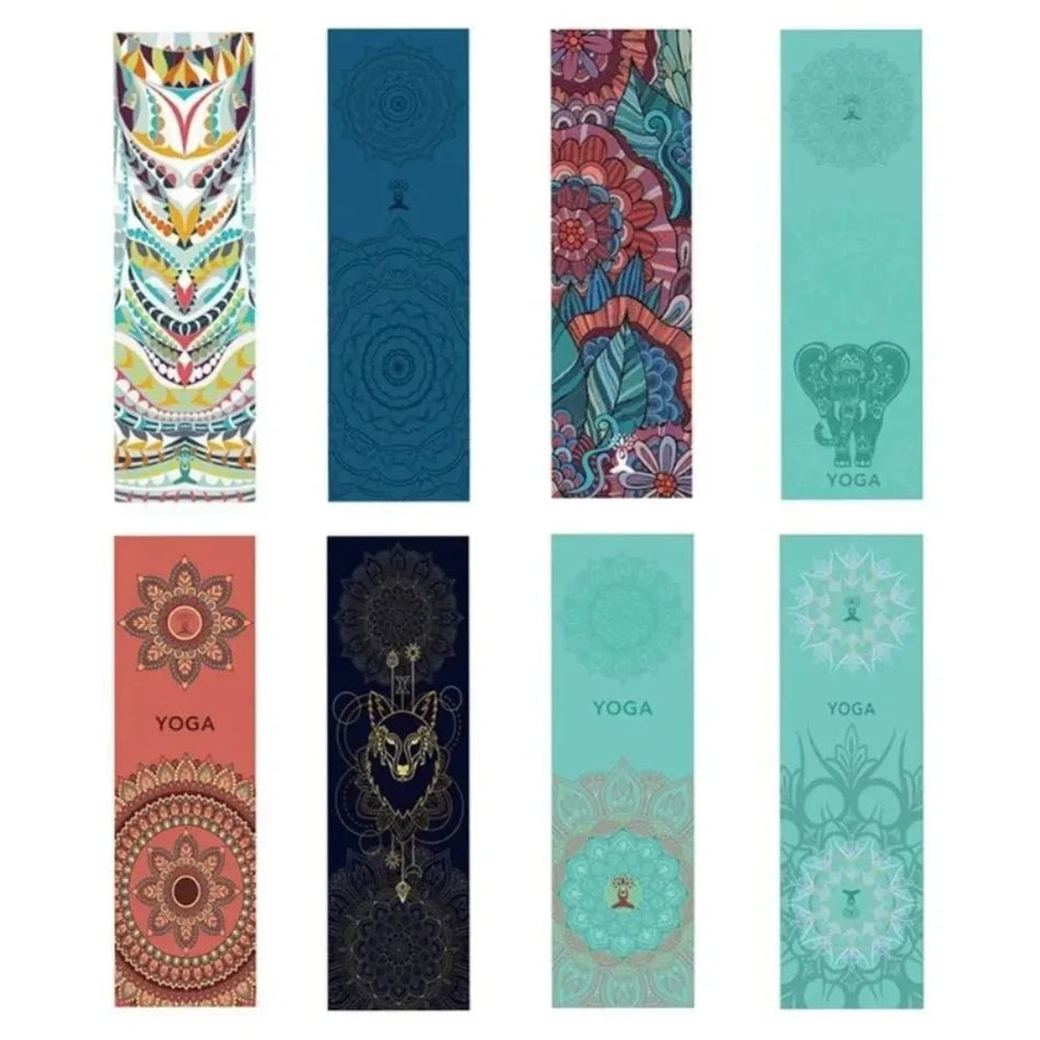 Antislip Suède Yoga Handdoek En Mat Cover Voor Pilates Workout