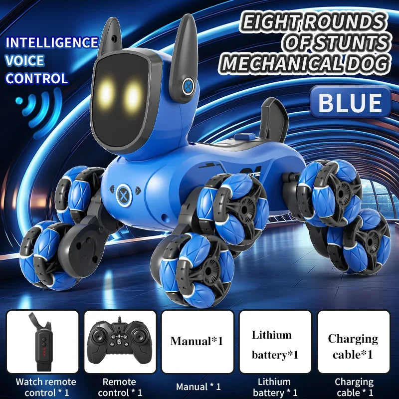 JJRC New Q200 Eight Wheel Gesture RC &ndash; Voice Control Blue 1B