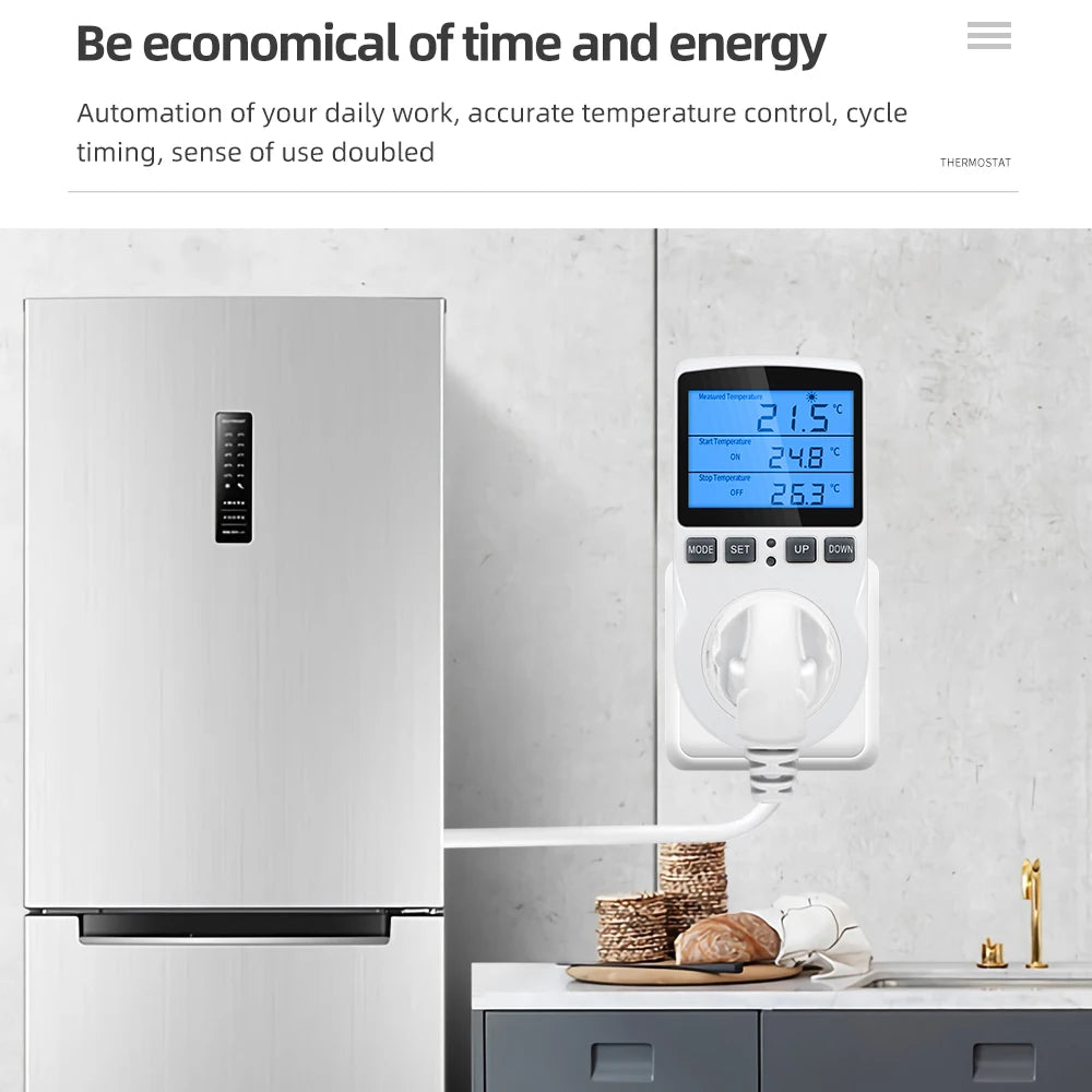 Timer Socket Switch Thermostat &ndash; Digital Temp Controller