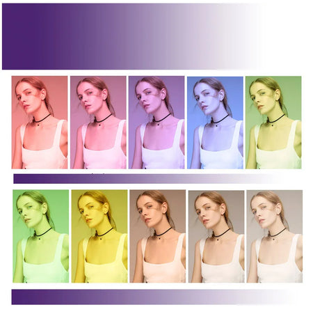 Dimmable RGB LED Selfie Ring Light with Adjustable Tripod