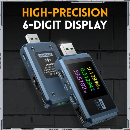 FNB48P USB Tester Voltmeter Ammeter Type C Fast Charge