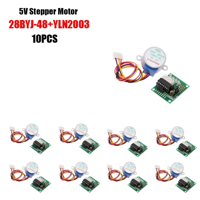 28BYJ-48 Stepper Motor Kit &ndash; High Torque Performance for Arduino Projects 10PCS
