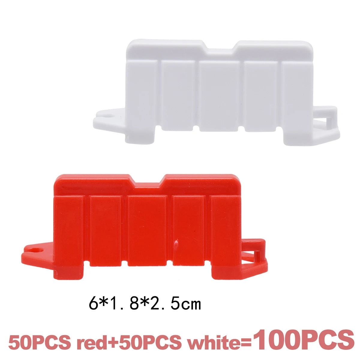 RC Car Road Barriers &ndash; Durable Plastic RC Track Barriers 100pcs