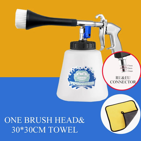 Tornado Car Interior Deep Cleaning Dust Gun &ndash; High Pressure RU EU one head towel