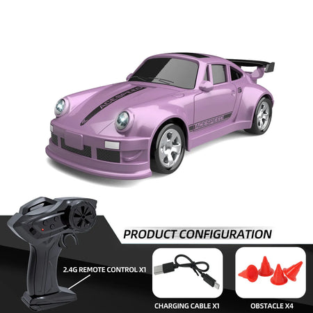1/64 FQD23 FQD25 4WD Remote Drift Car &ndash; High Speed Drift Pink