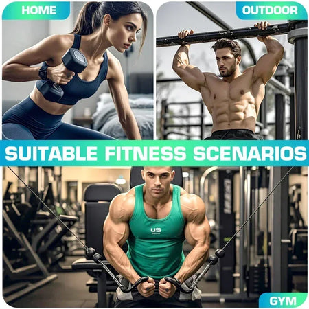 2Pcs Grip Strengthener Fingerless Weight Lifting Gloves for Bodybuilding &amp; Fitness