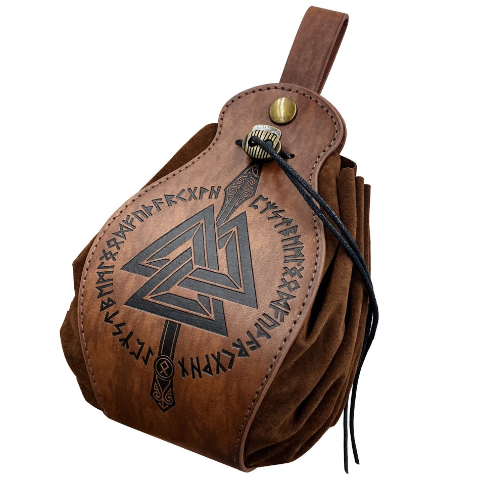 PU Leren Dobbelsteenbakje met Trekkoordzak voor Dnd Rpg Gaming Gear