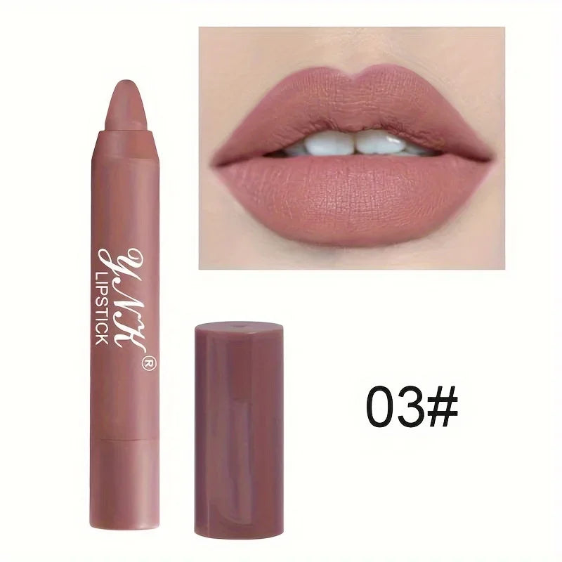 Nude Series Velvet Matte Waterproof Lipstick Pencil 03