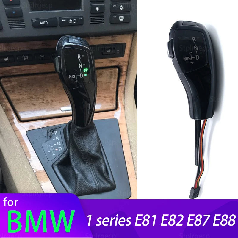 Perilla de Cambio de Marchas LED ABS Para BMW Serie 1 E81 E82 E87 E88