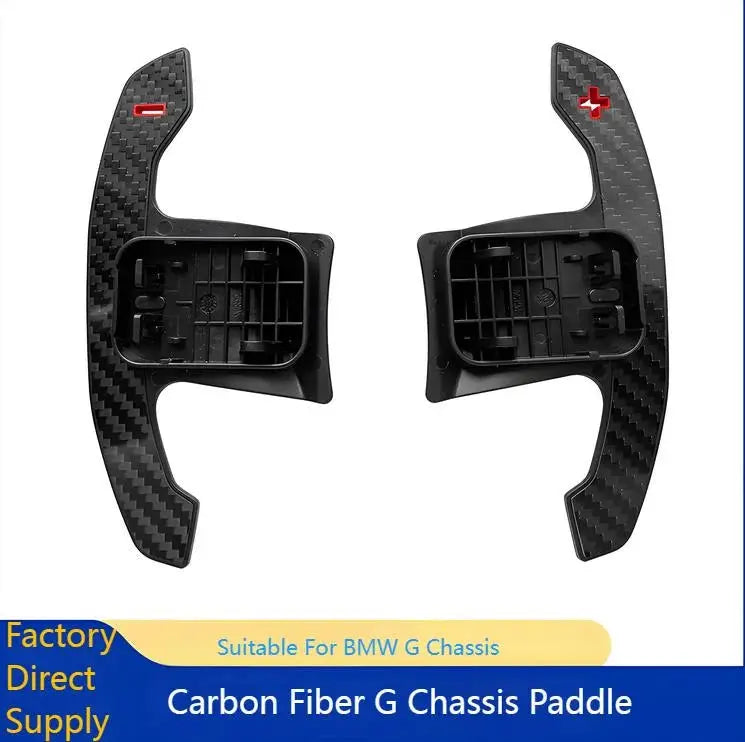 Carbon Steering Wheel Trim Shifter Paddles For BMW G42 G20 G22 G30 F30 F31 1 2 3 4 5 7 Series by InterCyprus Trading Ltd