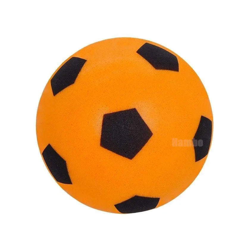 Hambo Silent Soccer Ball - Size 9.25inch Airless Foam Football Dia 23.5cm - Orange