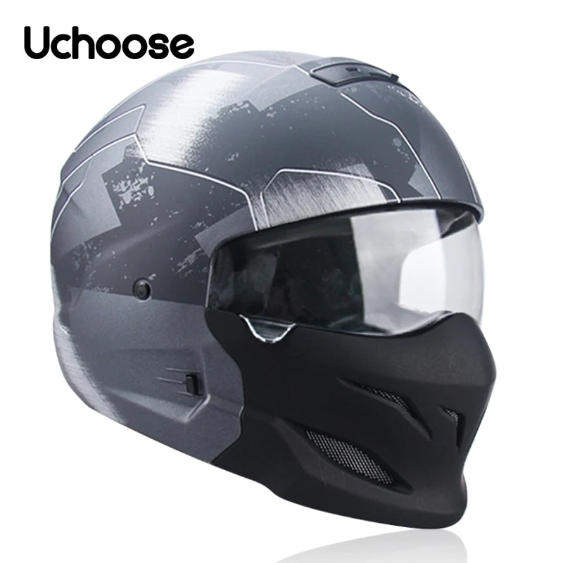 Scorpion Detachable Multi-purpose Full Face Helmet - Predator Design