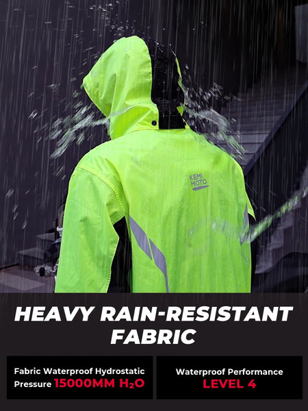 Motorcycle Raincoat Split Suit Waterproof &ndash; Reflective Gear