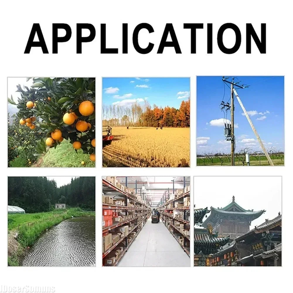 Solar-Powered 360&deg; Rotating Bird Repeller for Gardens and Orchards