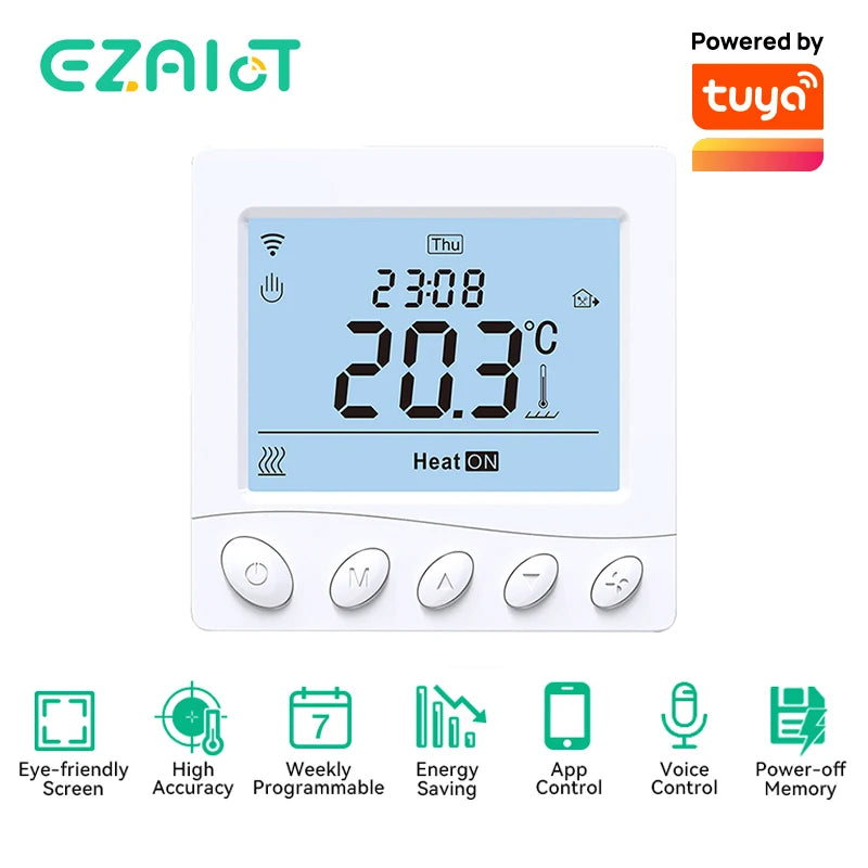 Warm Floor Thermostat WiFi Tuya &ndash; Smart Home Compatible