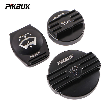 PIKBUK Aluminum Cap Protector For VW CC Golf Audi Skoda Seat Water Tank Cap / Coolant Cap / Oil Cap by InterCyprus Trading Ltd