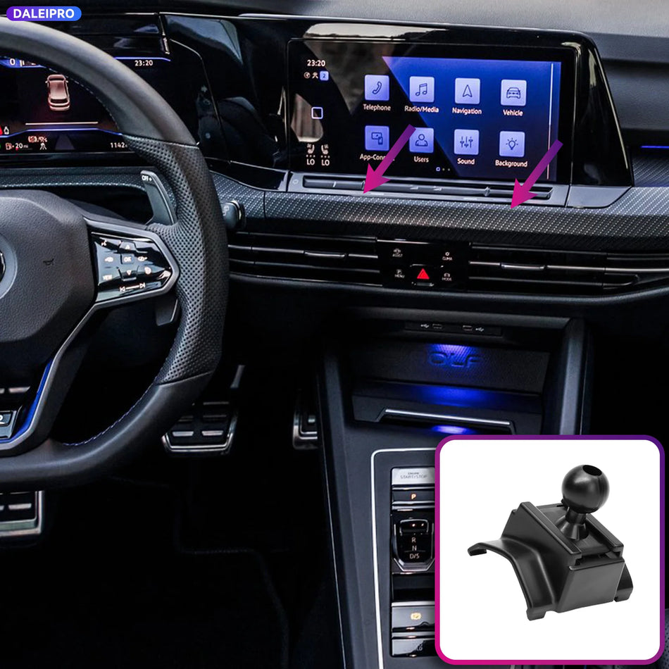 Държач за телефон в кола с основа и 66W зареждане за Volkswagen Golf 8 MK8